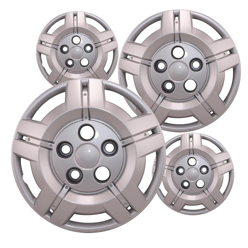 Amazon.com: Fuel Rider 16 inch Silver ABS Hubcap Wheel Covers